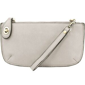 Joy Susan Women's Fashion Purse Mini IVORY Crossbody Wristlet Clutch Handbag EUC